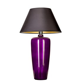 Luxusní stolní lampa fialová BILBAO Violet