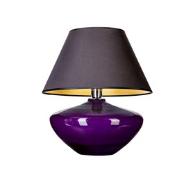 Fialová lampa na noční stolek MADRID Violet