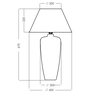 Fialová stolní lampa 4concepts BILBAO L019711215