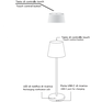 LED stolní lampa s nabíjením Century Lume Plus LMPB-023827