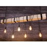 Rustikální lustr WOOD DT-B-150b - světlo z trámu