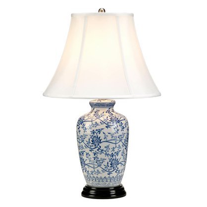 Keramická stolní lampa Elstead BLUE