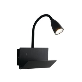 Nástěnné LED svítidlo s USB k posteli Faneurope I-GULP-AP NER