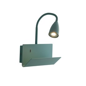 Nástěnné LED svítidlo s USB k posteli Faneurope I-GULP-AP VER