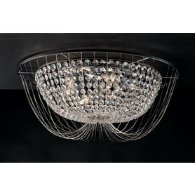 Luxusní stropní svítidlo z broušeného skla Fan Europe VIENNA