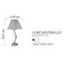 Luxusní chromovaná lampa Faneurope I-ORCHESTRA-LG1