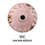 Retro závěsné svítidlo Ferroluce C1443 VIC Růžová