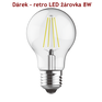 DÁREK - retro LED žárovka 8W