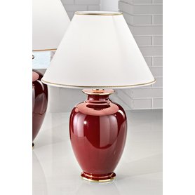 Červená stolní lampa Bordeaux 0014.73.7