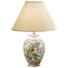 Stolní lampa s květinami GIARDINO PANSE 0014.74