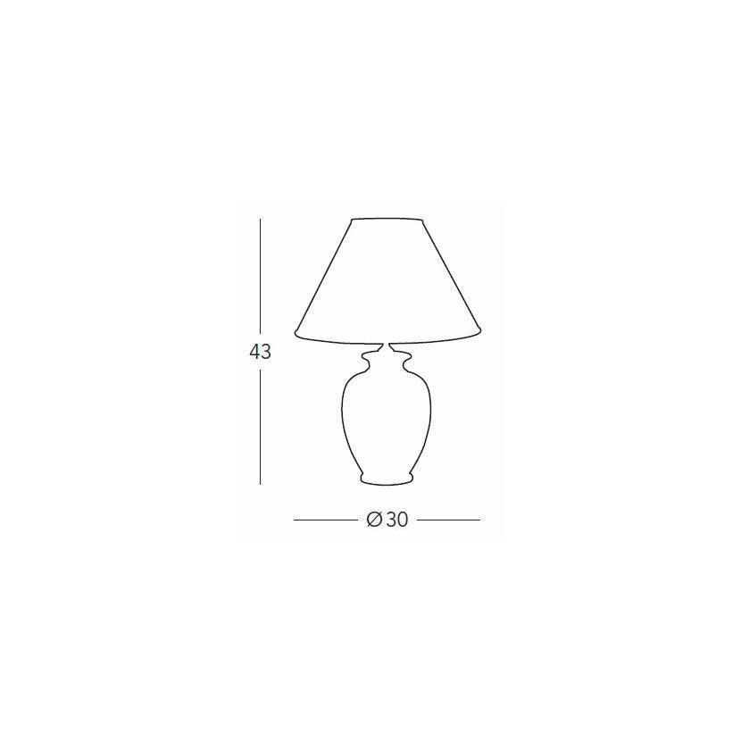 Lampe GIARDINO 1x100W E27 Or 0014.73.3 Kolarz