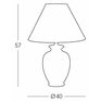 stolní lampa Kolarz GIARDINO PANSE 0014.74