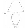 Luxusní stolní lampa Kolarz GIARDINO PANSE