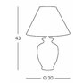 Luxusní stolní lampa Kolarz Giardino Perla 0014.73.4