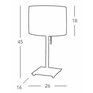 Interiérová lampička na stůl Kolarz Sand A1307.71.7