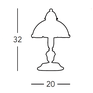 Rustikální lampa Kolarz Nonna 731.73.113