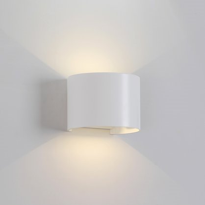 Bílé nástěnné LED světlo Mantra DAVOS 6523