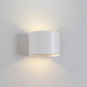 Bílé nástěnné LED světlo DAVOS 6523