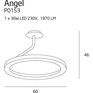 LED svítidlo MAXlight ANGEL P0153