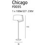 Info - Stojací lampa MAXlight CHICAGO F0035