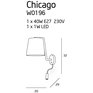 Info - Nástěnné osvětlení MAXlight CHICAGO W0196
