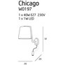 Info - Nástěnné osvětlení MAXlight CHICAGO W0198(W0197)