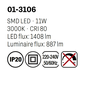 LED světlo Smarter ATOM 01-3106