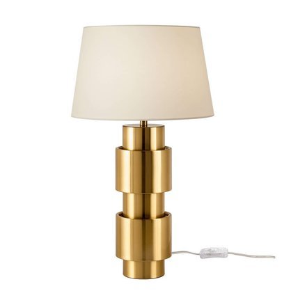 Zlatá stolní lampa Art Deco Incanti Perpetuo