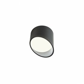 Černé stropní LED světlo UTO 01-1626