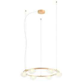 Zlatý LED lustr nad stůl Redo SINCLAIR 01-3247/65 cm