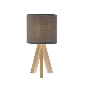 Dřevěná stolní lampa na trojnožce ZIGUA 01-2124