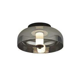 Stropní svítidlo s kouřovým sklem Frisbee 59804-1SM