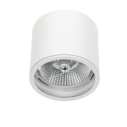 Bílé stropní světlo do koupelny na strop s IP65 na LED žárovku GU10/ AR111