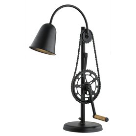 Steampunk stolní lampa BIKE